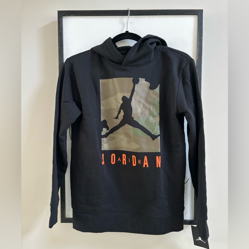 NWT Jordan Large Youth Hoodie Camo Jump Man